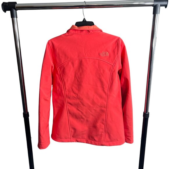 The North Face Coral Pink Soft Shell Jacket Apex Bionic Size Large - Picture 3 of 8